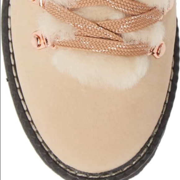 J Crew Nordic Genuine Shearling Cuff Winter Boot - Picture 4 of 8